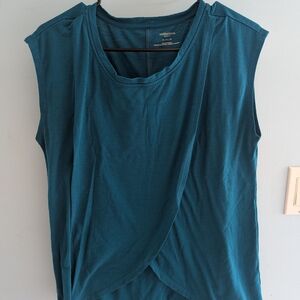 Motherhood Maternity Nursing Teal T-Shirt